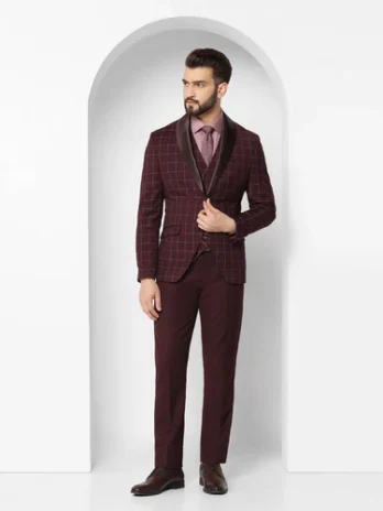 Tuxedo Multitude 6X Teal Check Formal Suit – Micah